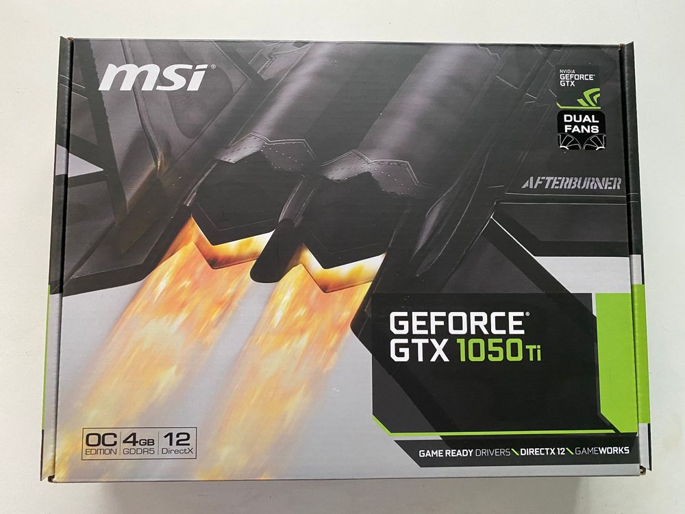 Grafikkarte MSI GeForce GTX 1050TI 4GT | Kaufen auf Ricardo