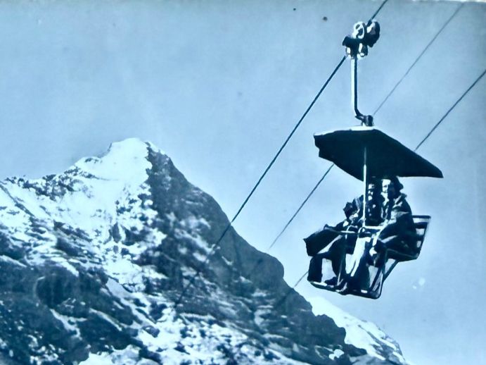 Ansichtskarten: Grindelwald - First - Bahn  1960 – Gebraucht aus Lutry von Ediego 2