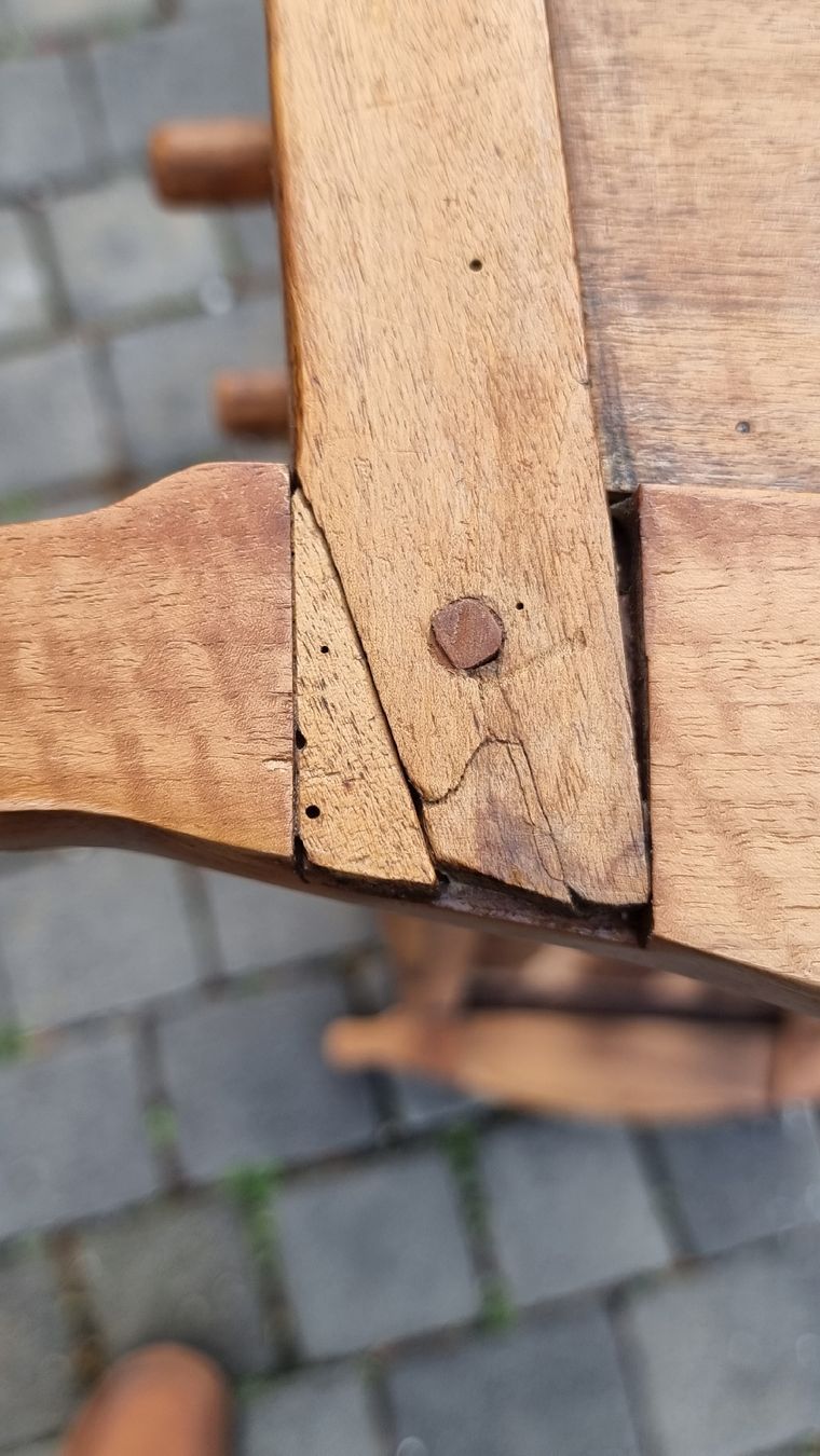 Holzartikel: Kleine Wiege Antik Nussbaumm – Gebraucht aus Sils im Domleschg von platin01 7