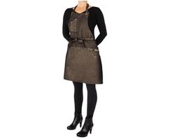 DutchDeluxes Schürze im 5-Pocket Slim Fit-Style goldscharz