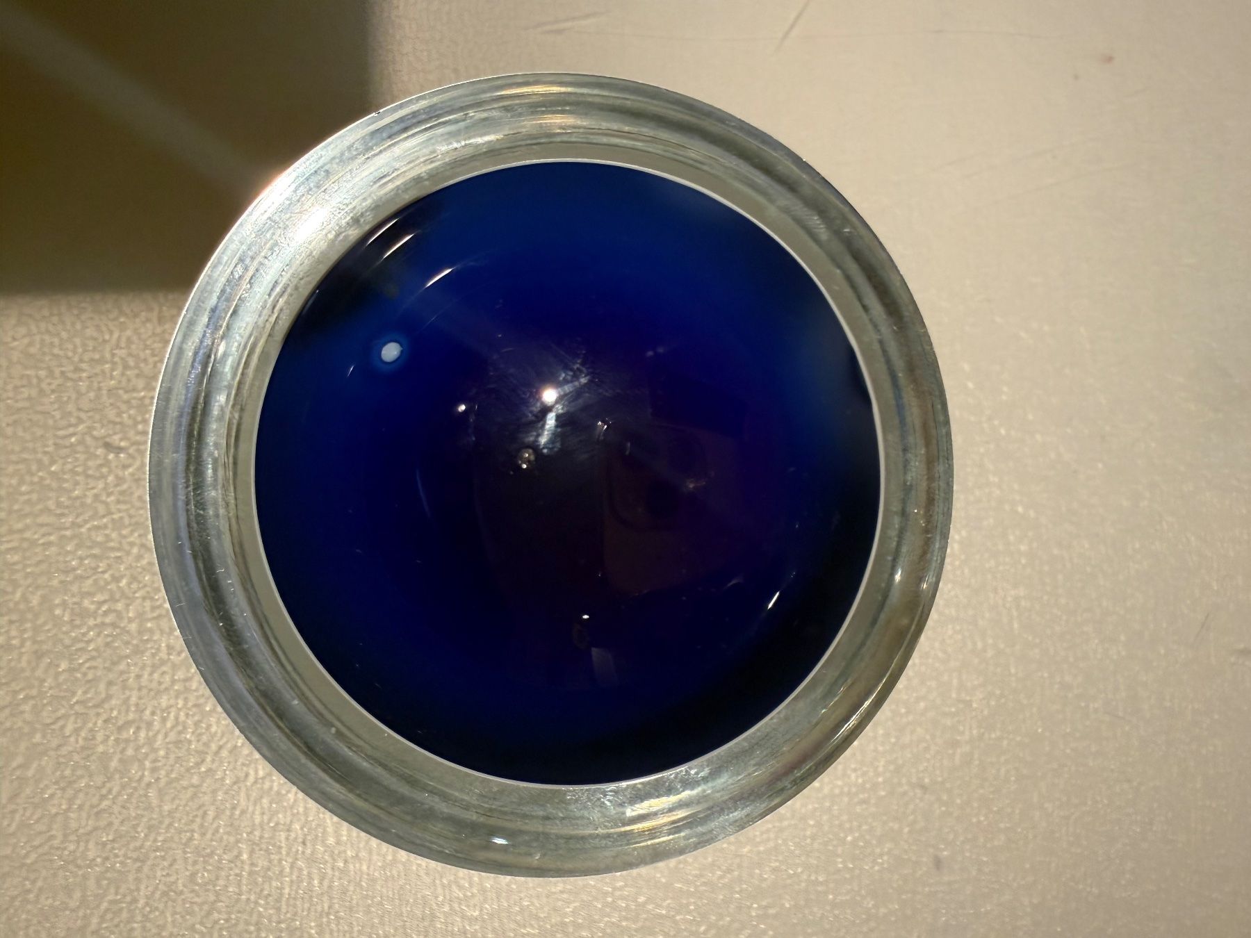 Bicchieri: Schale Glas dunkelblau – Usato da Wil SG venduto da F-Z-72 2