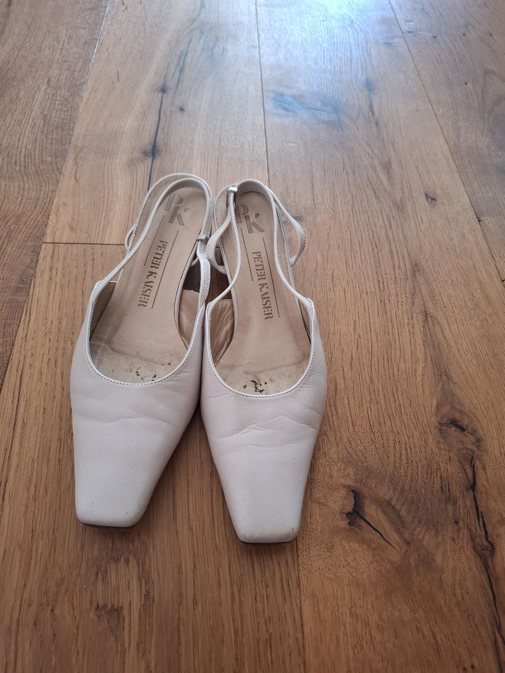 Kaiser Scarpe da donna: wunderschöne beige Lederschuhe, gr 5 – Usato da Wil SG venduto da cro_27r5 1