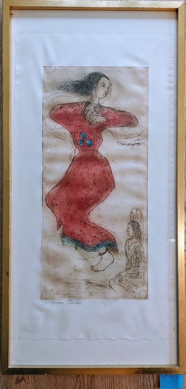 Incisioni: gravure eau forte de Corinne Perakis – Usato da Villeneuve FR venduto da Train_Vinch6