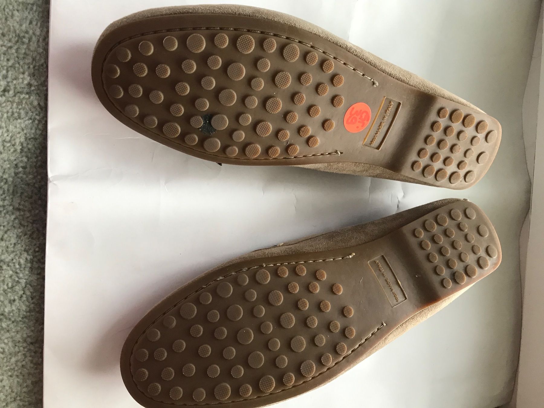 Damenschuhe: Mokassins Wildleder, Grösse 39, Gummisohle – Gebraucht aus Niederteufen von mix18 5