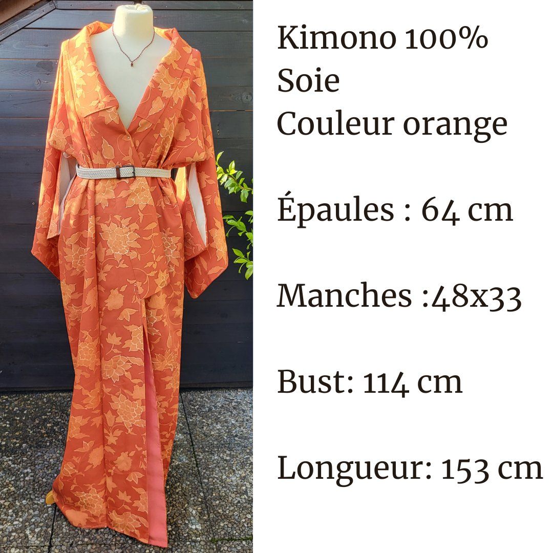 Kimono: Kimono orange – Nuovo e nell'imballaggio originale da Fribourg venduto da VictoriaShop7 8