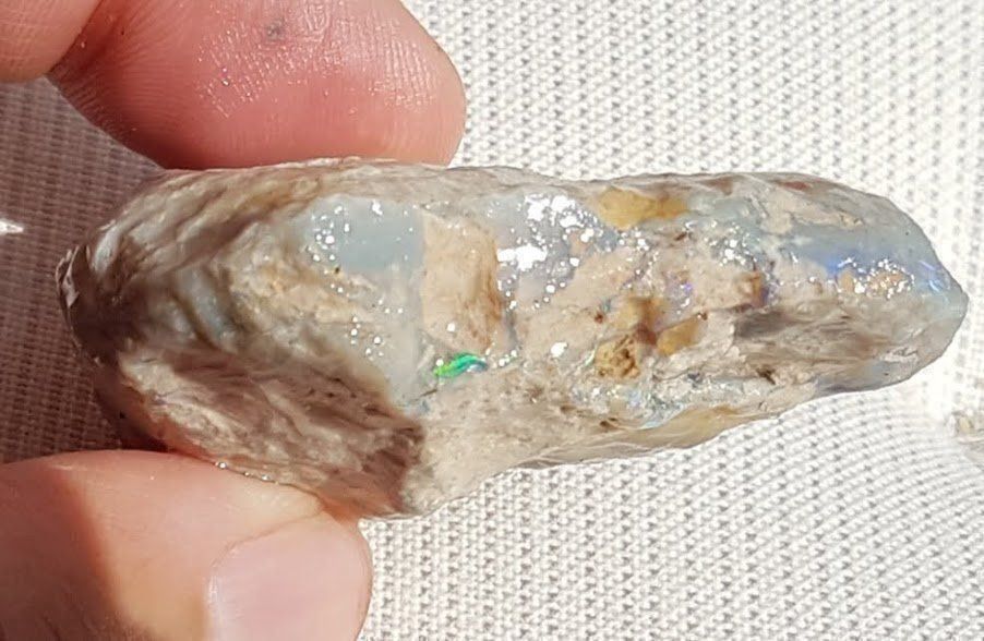 Pietre preziose: Schwarzer Opal 207ct Lightning Ridge Australien Natur – Nuovo e nell'imballaggio originale da zuerich venduto da Jewlsdesign 1