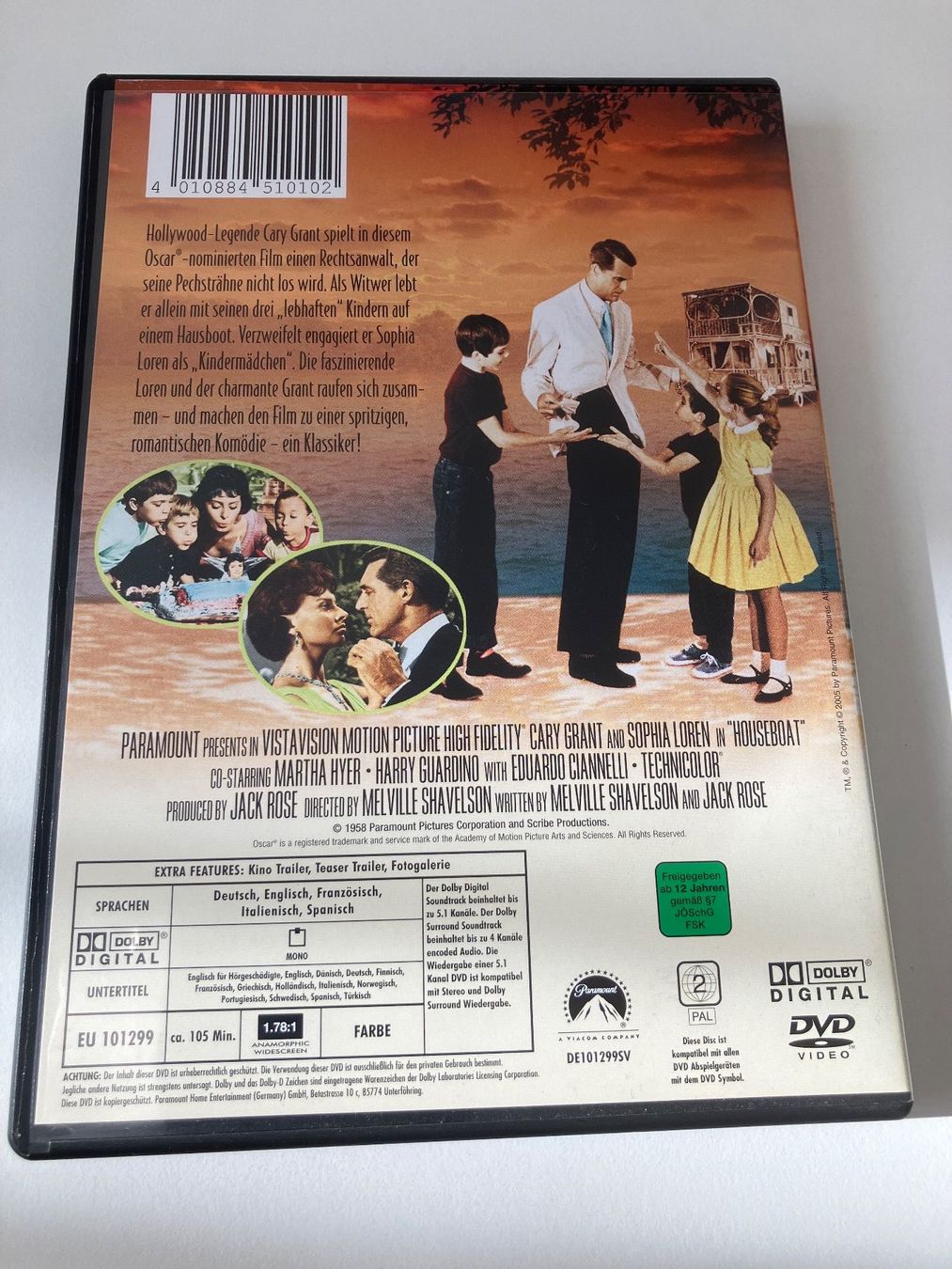 Alle DVDs: Hausboot (DVD) Gary Grant, Sofia Loren – Gebraucht aus Arbon von HelFer01 1