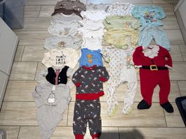 Jungen Body/Pijama Set Gr 98, 23 teilig
