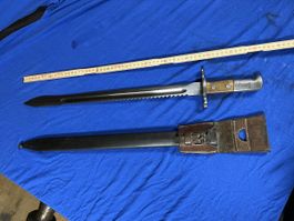 H. S. Sägebajonett 1914 Bajonett K11 K31 Karabiner 
