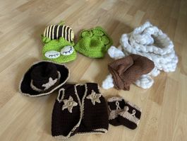 Süsse Baby Fotoshooting Accessoires, gehäkelt, Top Zustand