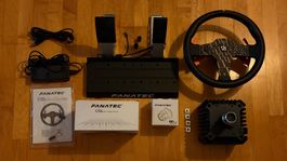Fanatec CSL DD Set mit BMW Lenkrad, Pedalen und Zubehör