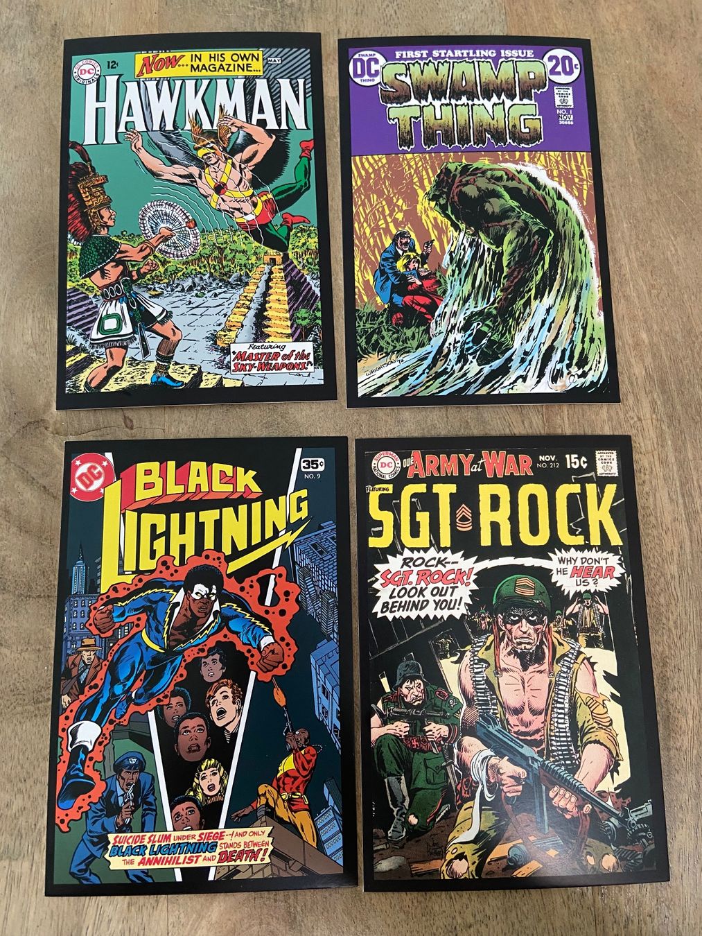 Cartoline postali: 4 Postkarten DC Comic Cover Ak neu – Nuovo (secondo la descrizione) da Luzern venduto da waterfront1