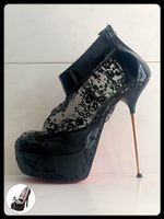 Escarpins Thirty Seven 37 talon métal 15cm plateau 4cm cuir