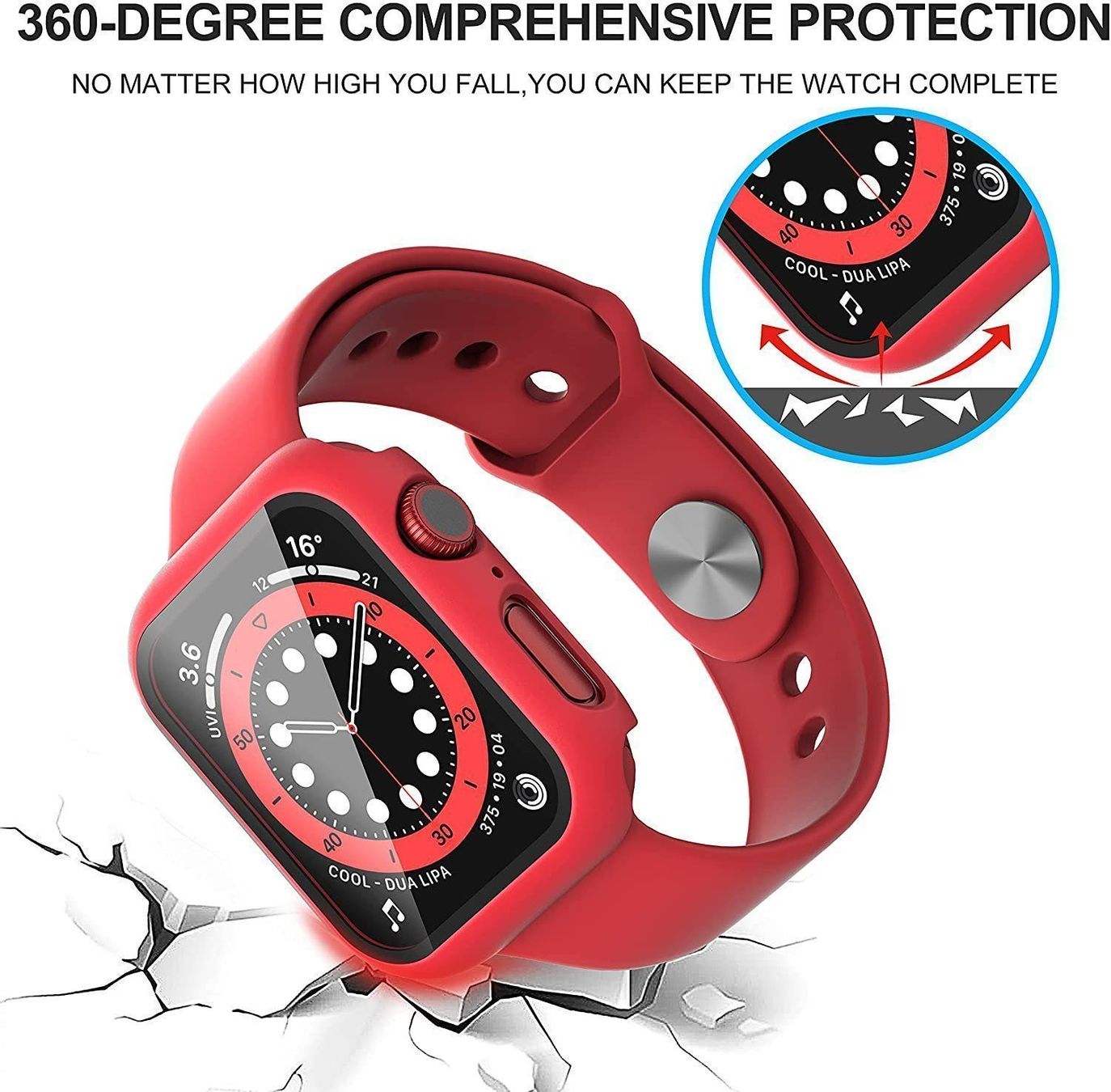 Cover & Protezioni schermo: Coque+verre Apple Watch Serie 7 45mm – Nuovo e nell'imballaggio originale da Morges venduto da DigiAC 4