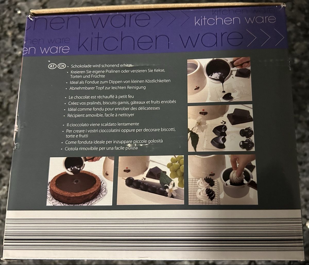 Elettrodomestici da cucina: ***Schokoladenfondue & Pralinenbereiter ***NEU*** – Nuovo (secondo la descrizione) da Winterthur venduto da stella67 2