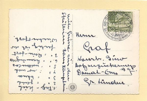 Cartoline postali: SÖRENBERG Skilift – Usato da Jona venduto da philajona 1