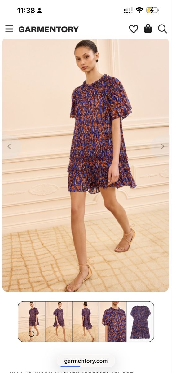 Ulla Johnson Robes: Ulla Johnson Ryla silk mini dress – Neuf (Voir description) à Rain par thesta24