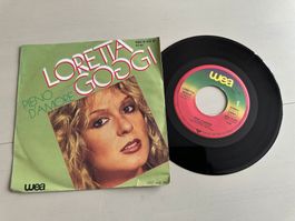 LORETTA GOGGI tolle Single Kult Pieno d'amore 80's Italy