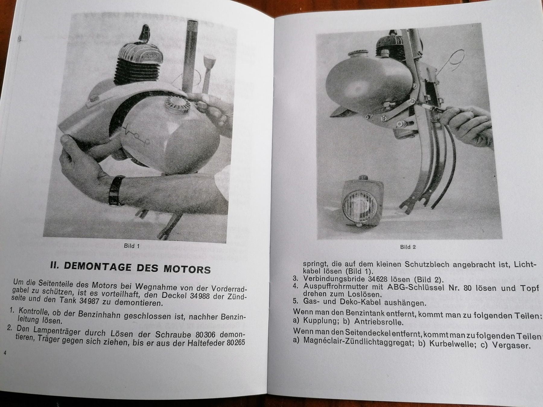 Ciclomotori: Vélo Vap moped mofa oldtimer Werkstatt-Handbuch 48 cc – Usato da lausanne venduto da Nicolier0 1