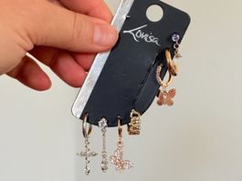 Lot boucles d'oreilles Lovisa fantaisie neuf