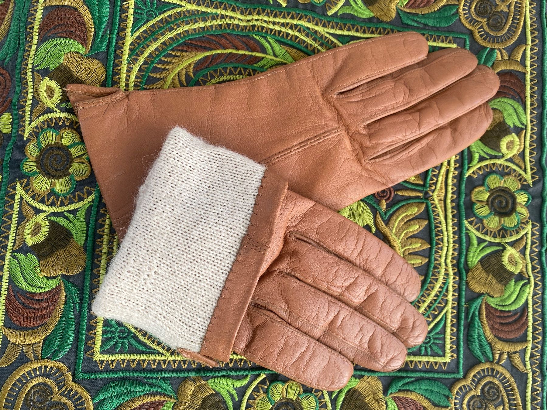 Guanti & manicotti: Vintage Lammleder Handschuhe Gr. S – Usato da Besazio venduto da lionheart63 5