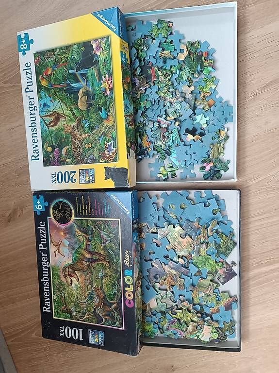 Puzzle: 2 puzzles de 100 et 200 pieces  – Usato da Boussens venduto da gvuille