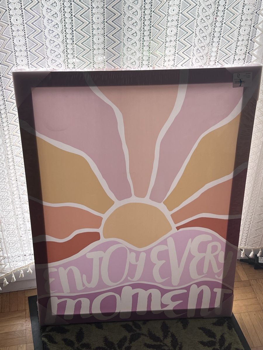 Poster & Bilder: Leinwand Enjoy Every Moment Bild Neu – Neu und originalverpackt aus Wil SG von mia2016 1