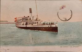 Lac Léman - Bateau à vapeur Salon   "LA FRANCE" - 1904