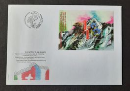 3-22-3 FDC Trilatérale des Alpes. 2003.