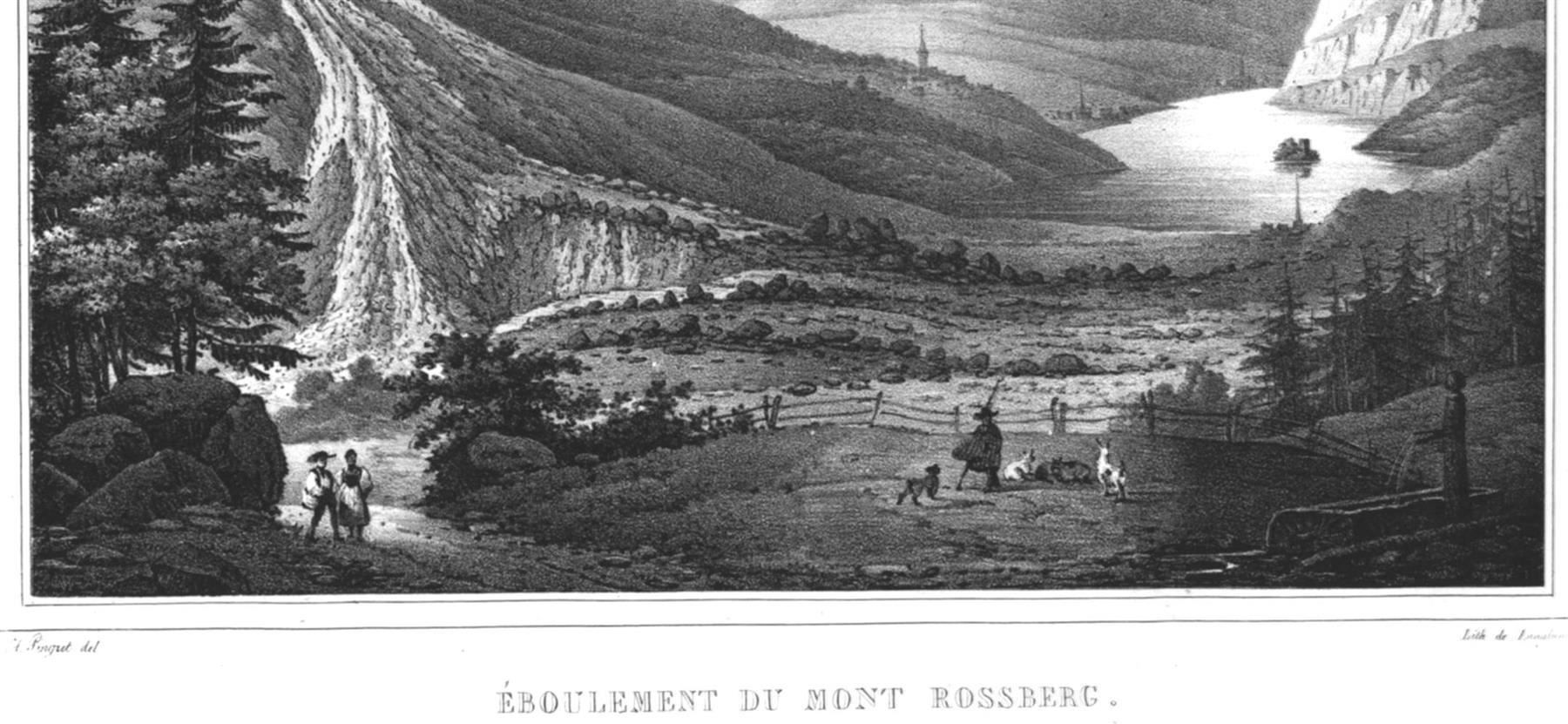 Incisioni: Rossberg Original-Litho von Pingret – Usato da Rafz venduto da Helvet32 1