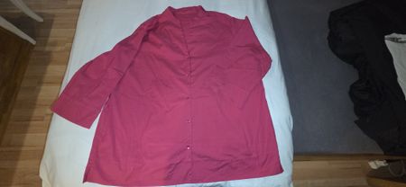 Pinke Bluse, neuwertig, oversize
