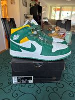 Nike Air Jordan 1 Mid White Green (Brazil)