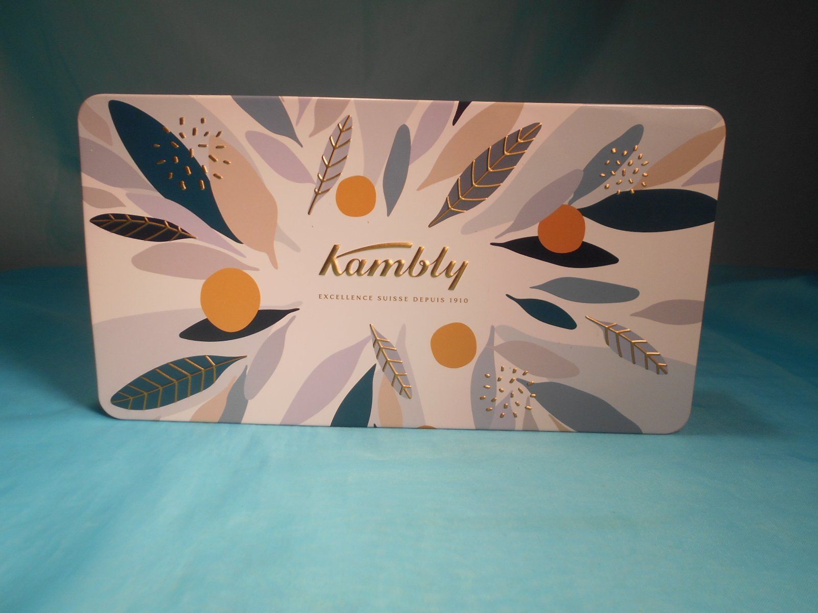 Kambly Autres décorations & accessoires: Blechbüchse Kambly, Blätter – Neuf (Voir description) à Bellach par JingleCherry