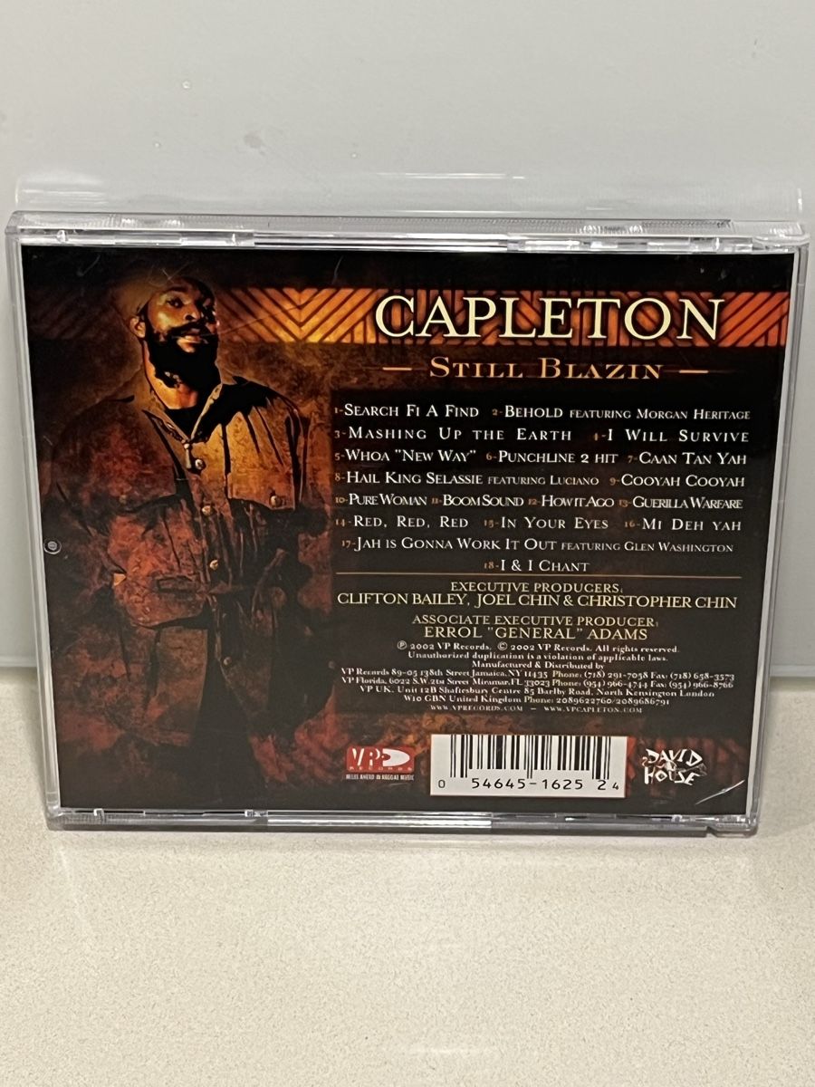CD: Capleton - Still Blazin' CD - Reggae Sommer Hits - Top Zusta – Usato da Liestal venduto da Katakinga 1