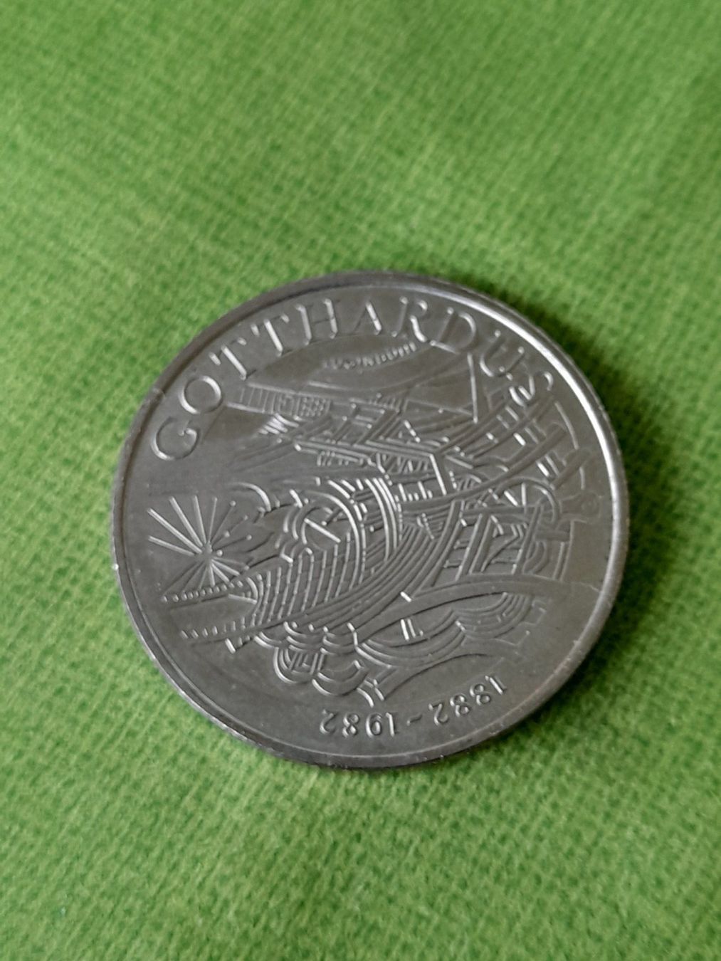Tutti le monete: 5 Franken 1982 Gotthardus – Usato da Aeschi b.Spiez venduto da 52_wochen 5