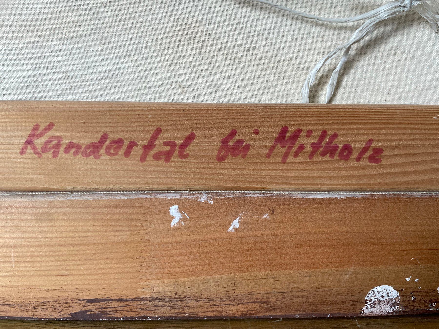 Gemälde: Originales Ölgemälde Walter Buess Kanderthal bei Mitholz – Gebraucht aus Münchenbuchsee von hamama18 4