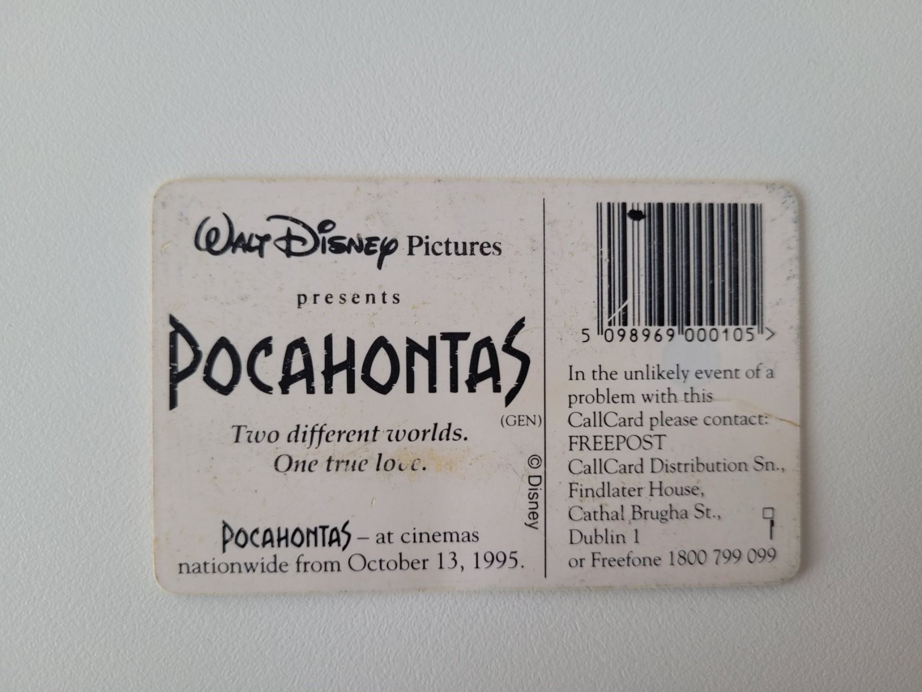 Schede telefoniche: Telefonkarte Irland "Pocahontas" – Usato da Inwil venduto da Flower2325 1
