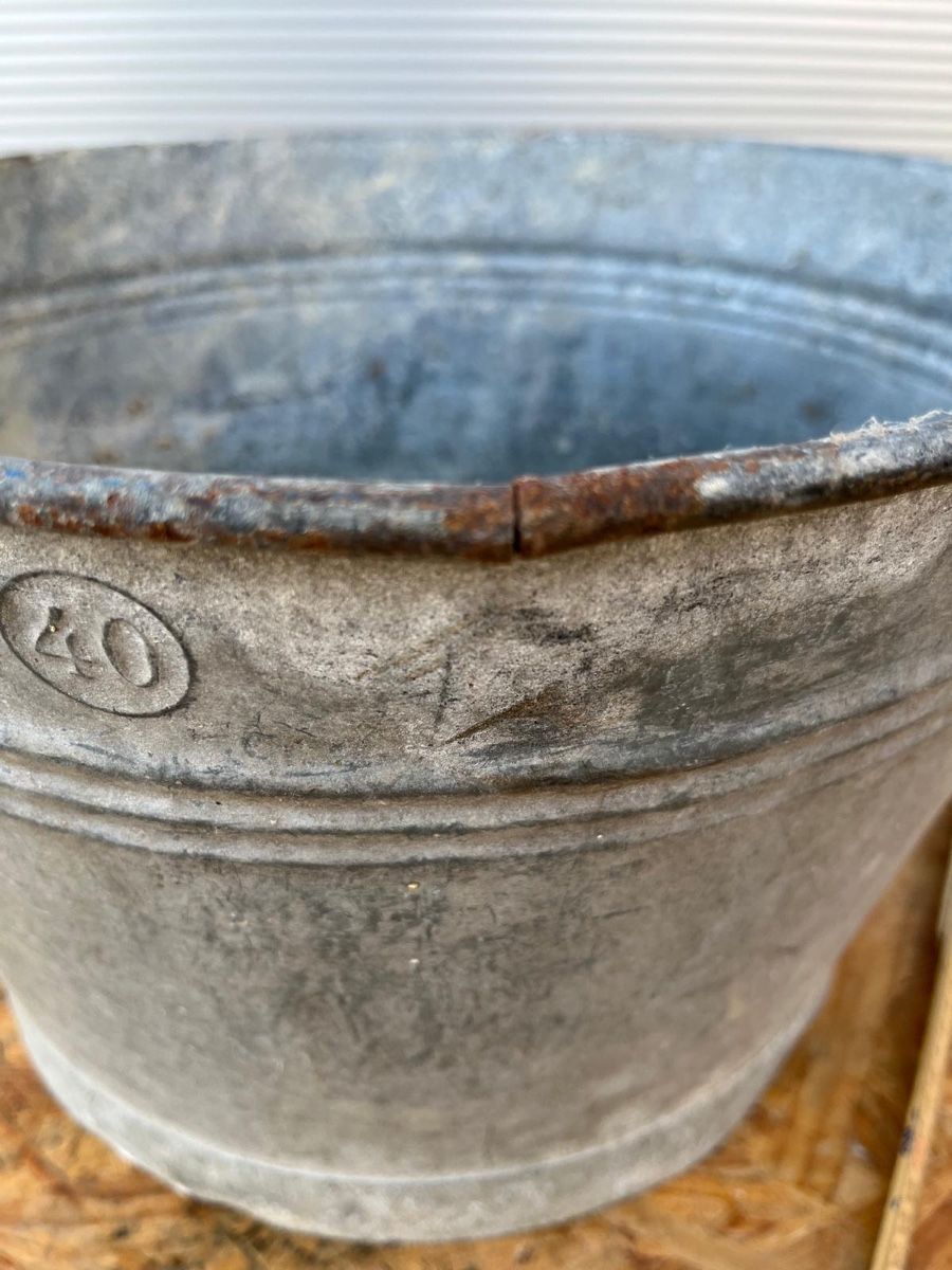 Sonstiges für Haushalt & Wohnen: Vasque en zinc antique 40 – Gebraucht aus Vauderens von Sah-C1995 4