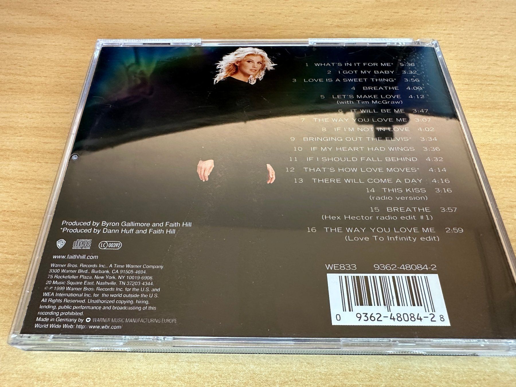 CD: Faith Hill – Breathe – Usato da Rikon im Tösstal venduto da Alpenmutz 1