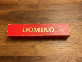Domino sehr altes vollständiges Domino mit Verpackung