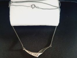 VINTAGE SILBER KETTE , HALSKETTE  AUS 925 SILBER GESCHWÄRZT