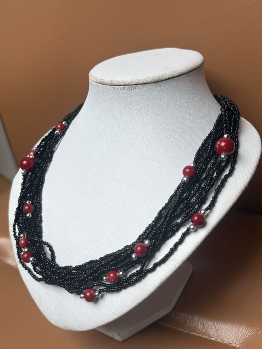 Catenine: Schwarze Mehrfachstrang Kette NEU – Nuovo e nell'imballaggio originale da Basel venduto da Chili007 4
