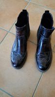 Stiefeletten Graceland Damen Grösse 39 Bordeauxrot Lack