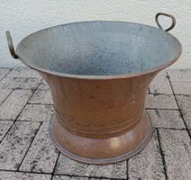 Kupferkessel - Wunderbar gearbeitet und gross - 42cm Durchm.
