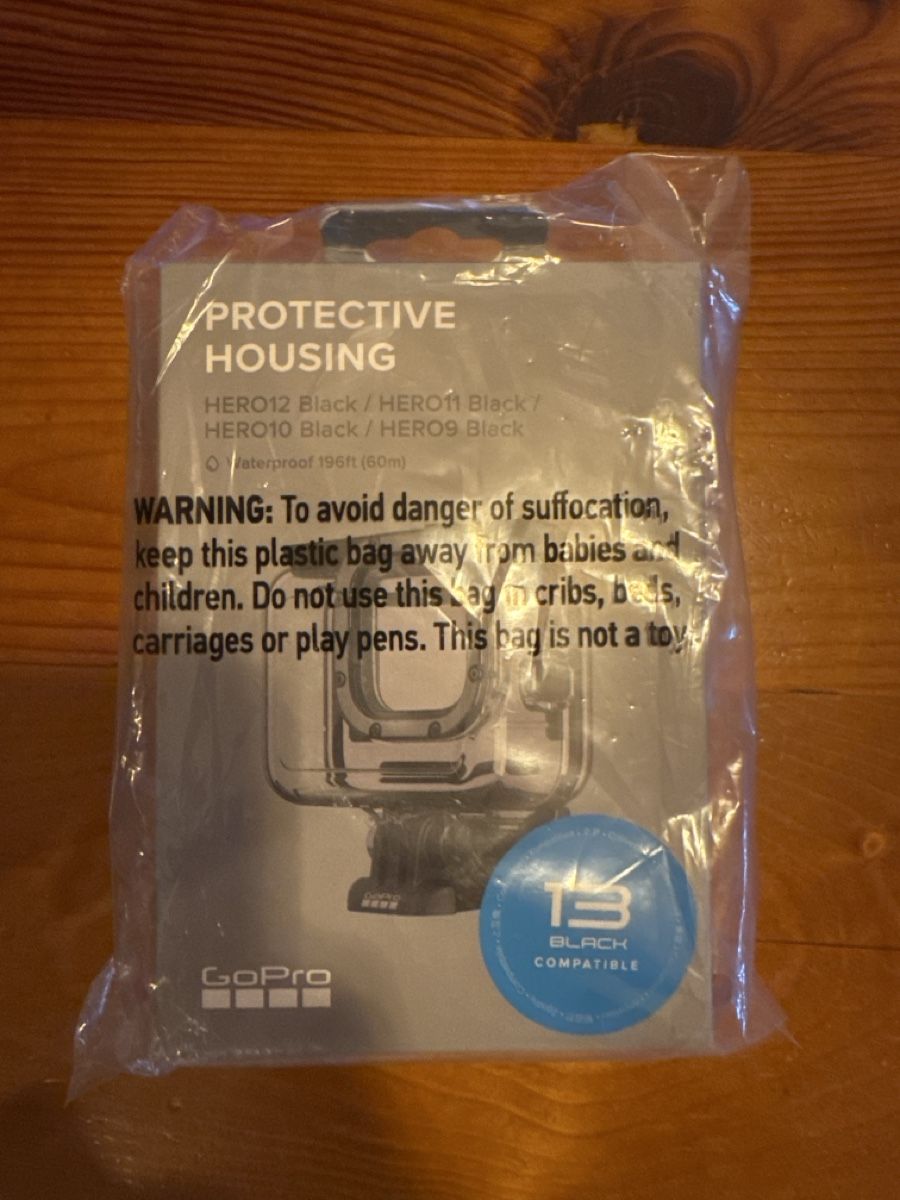 Gopro Action Cam: Go Pro 13 Unterwasser Case – Nuovo e nell'imballaggio originale da Stetten venduto da LouieR.