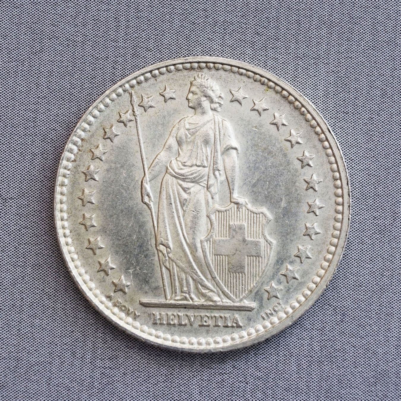 Tutti le monete: 2 Franken 1939 Lot C top – Usato da Flamatt venduto da samowarow 3
