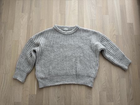 Strickpullover in Grau Mango