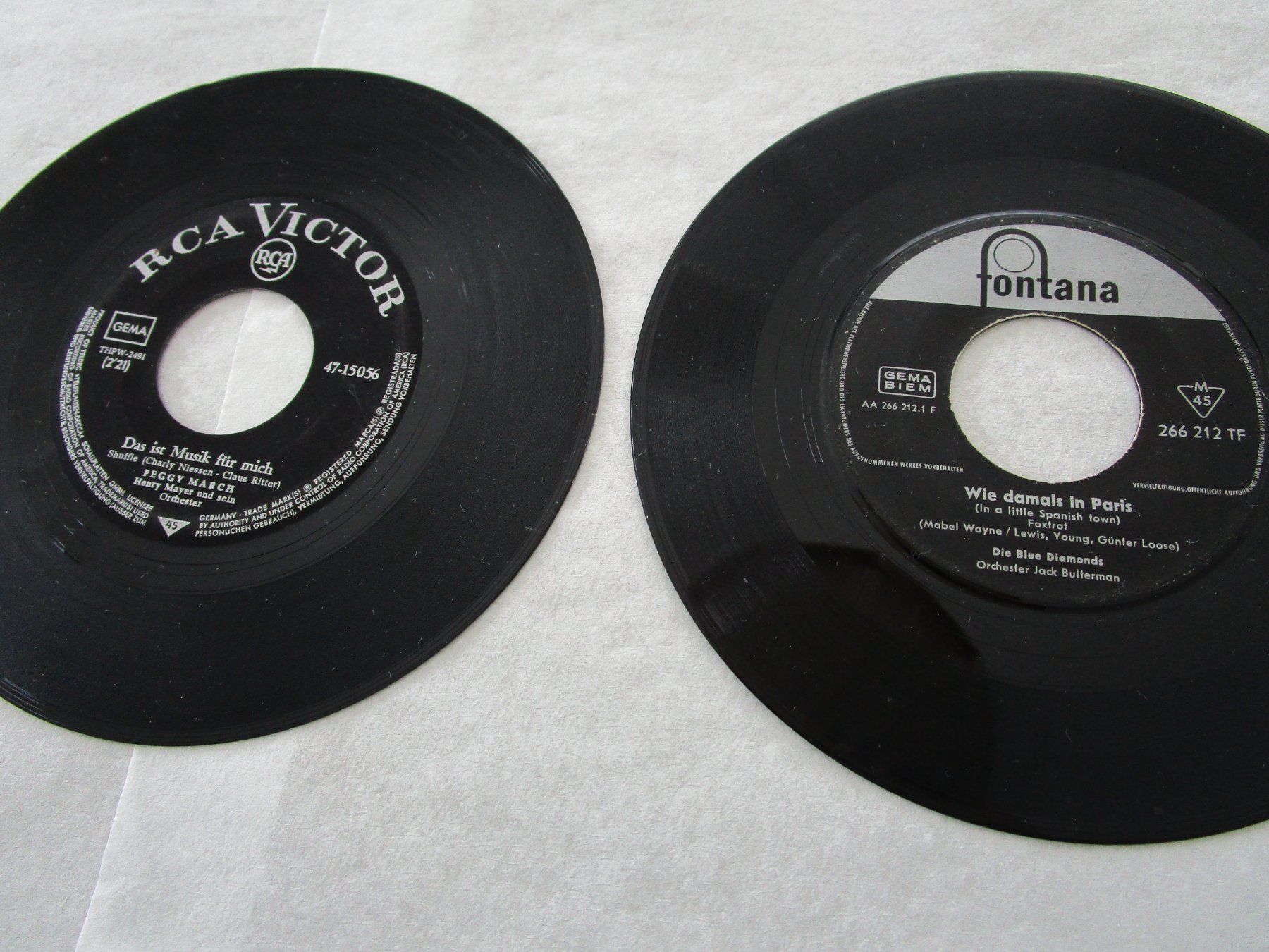 Dischi in vinile: Single Schallplatten Sammlung 9 – Usato da Grenchen venduto da Uhus15 3