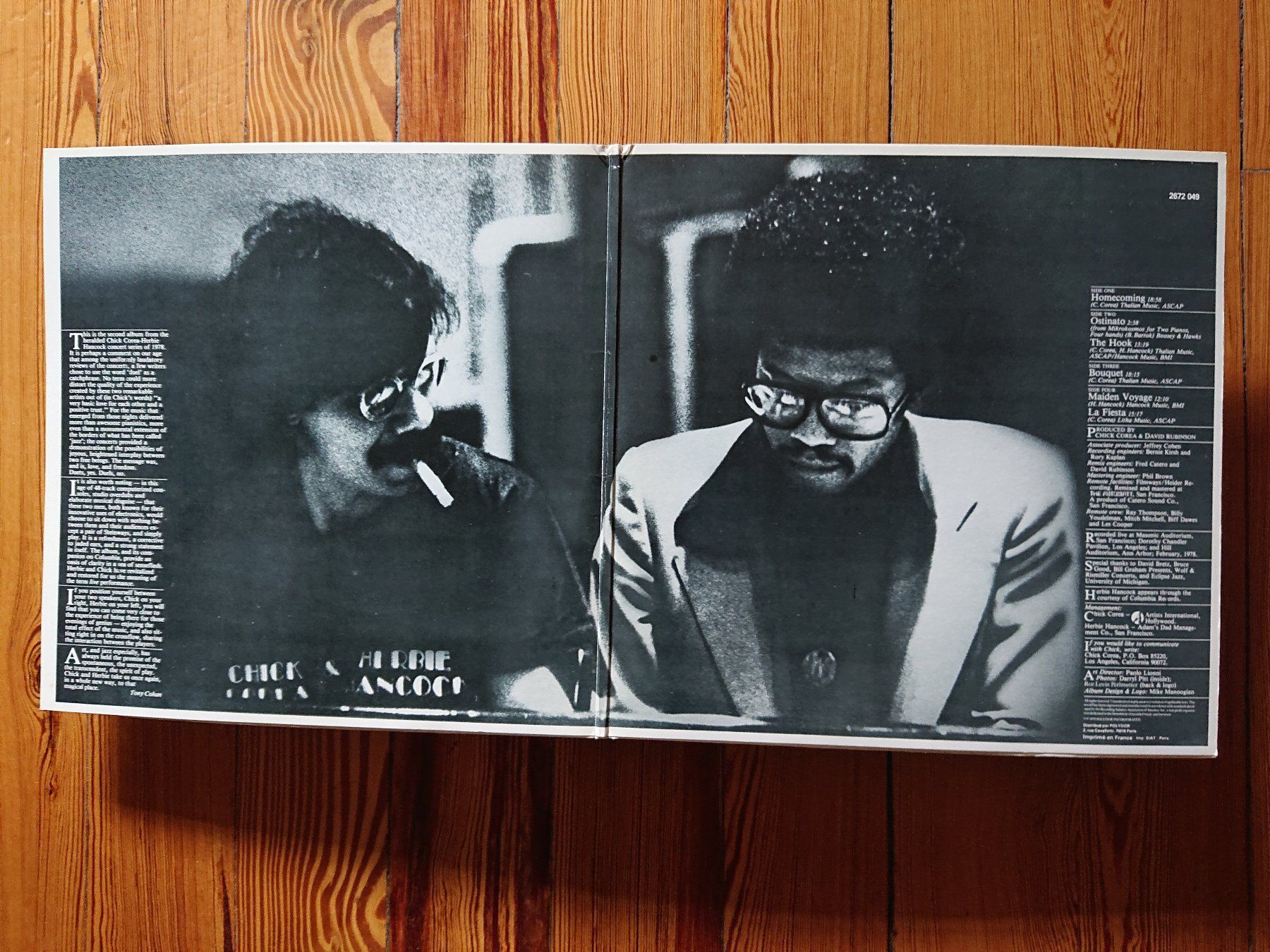 Dischi in vinile: COREA/HANCOCK - Evening with Chick Corea and Herbie Hancock – Usato da Genève venduto da othhei 3