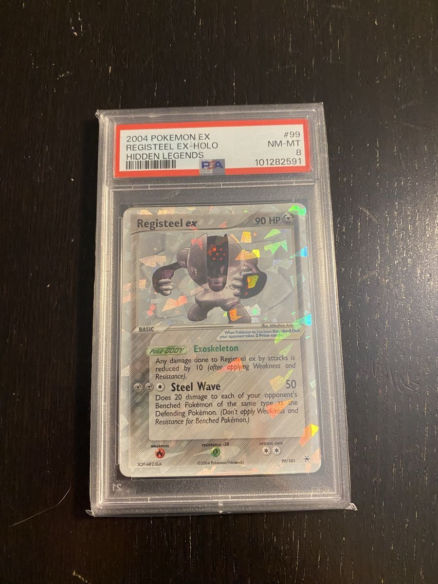 Pokémon Carte collezionabili: PSA8 Registeel EX Holo - Hidden Legends #99 2004 – Nuovo (secondo la descrizione) da Unterentfelden venduto da KoolAid-WhiTe
